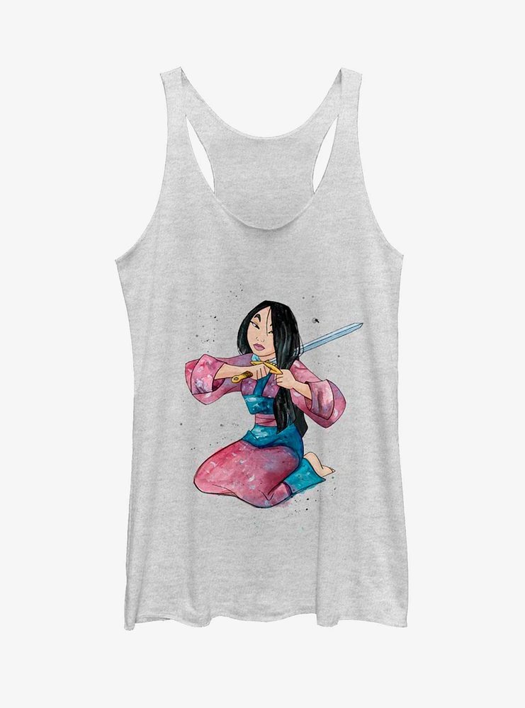 Disney Mulan Sword Hair Chop Girls Tank