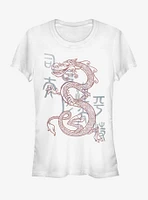 Disney Mulan Mushu Dragon Outline Girls T-Shirt