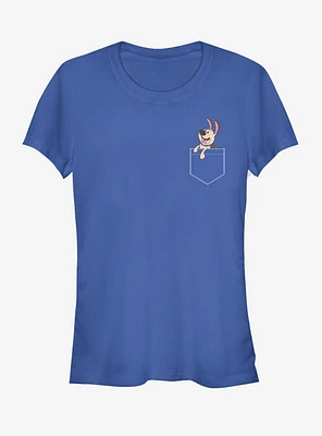 Disney Mulan Little Brother Faux Pocket Girls T-Shirt
