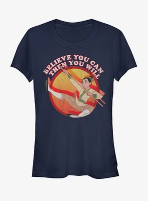 Disney Mulan Warrior Make A Man Girls T-Shirt