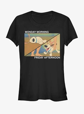 Disney Mulan Little Brother Monday And Friday Girls T-Shirt