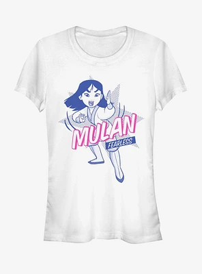 Disney Mulan Fearless Pop Art Girls T-Shirt