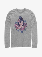 Disney Mulan Floral Portrait T-Shirt