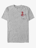 Disney Mulan Mushu And Cricket Pocket T-Shirt