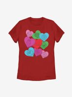 Marvel Avengers Candy Hearts Womens T-Shirt