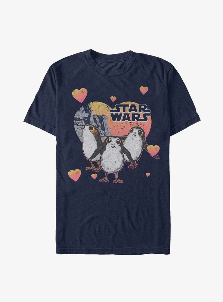 Star Wars Porg Hearts T-Shirt