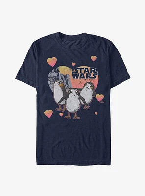Star Wars Porg Hearts T-Shirt