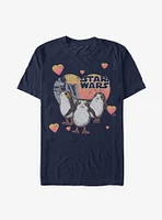 Star Wars Porg Hearts T-Shirt