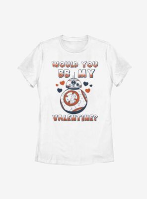 Star Wars BB My Valentine Womens T-Shirt