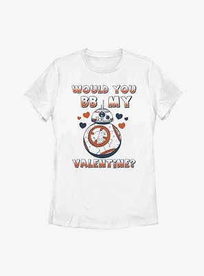Star Wars BB My Valentine Womens T-Shirt