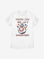 Star Wars BB My Valentine Womens T-Shirt