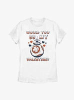 Star Wars BB My Valentine Womens T-Shirt