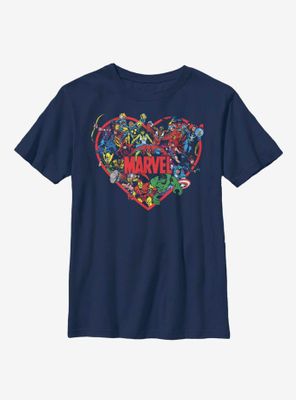 Marvel Avengers Hero Heart Youth T-Shirt