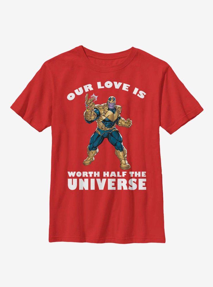 Marvel Avengers Thanos Universal Love Youth T-Shirt