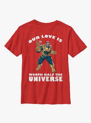 Marvel Avengers Thanos Universal Love Youth T-Shirt