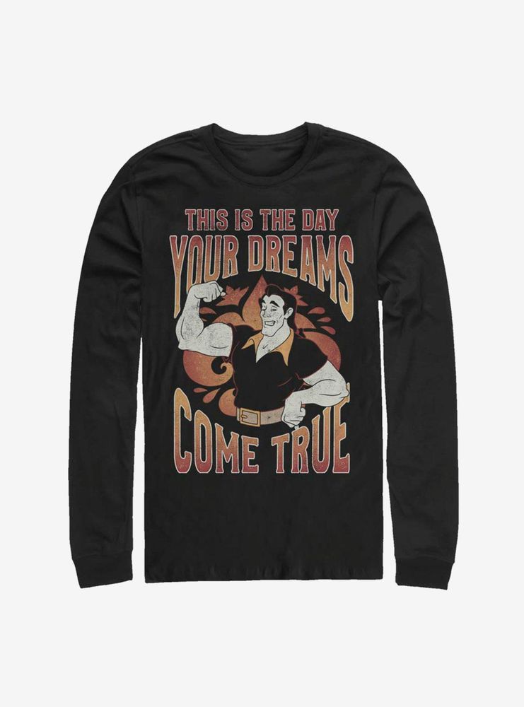 Disney Beauty And The Beast Gaston Dreams Long-Sleeve T-Shirt