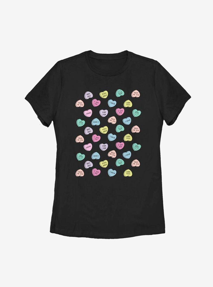 Star Wars Candy Hearts Womens T-Shirt