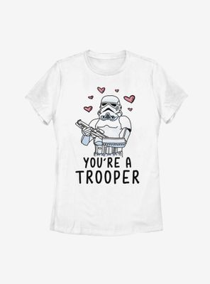 Star Wars Trooper Love Womens T-Shirt