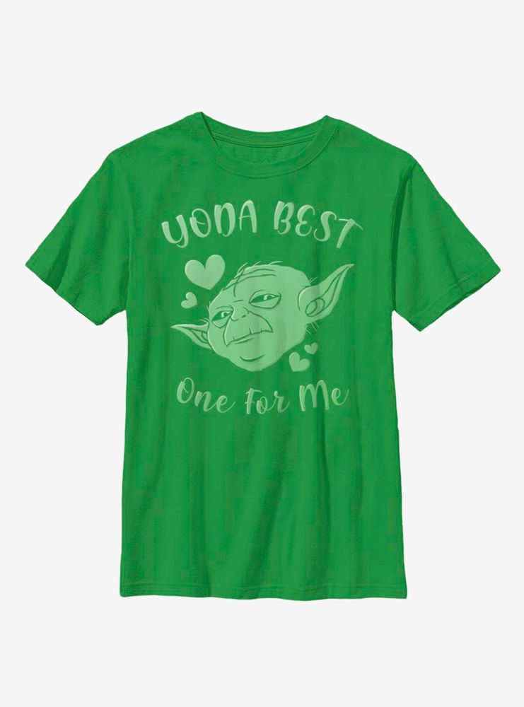 Star Wars Yoda Best Hearts Youth T-Shirt