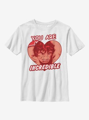 Marvel Hulk Incredible Heart Youth T-Shirt