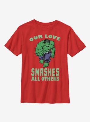 Marvel Hulk Smashing Love Youth T-Shirt