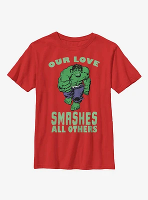 Marvel Hulk Smashing Love Youth T-Shirt