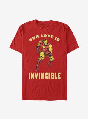 Marvel Iron Man Invincible Love T-Shirt