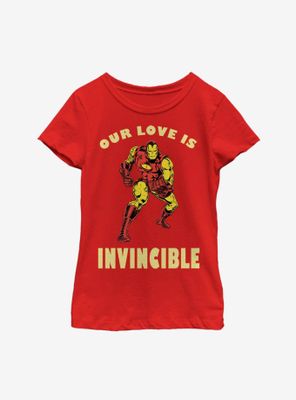 Marvel Iron Man Invincible Love Youth Girls T-Shirt