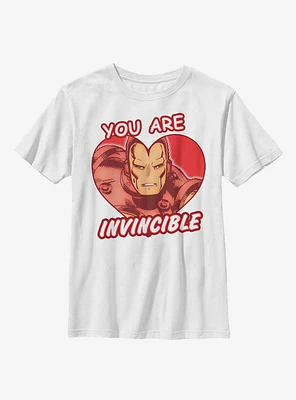 Marvel Iron Man Invincible Heart Youth T-Shirt