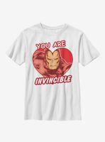 Marvel Iron Man Invincible Heart Youth T-Shirt