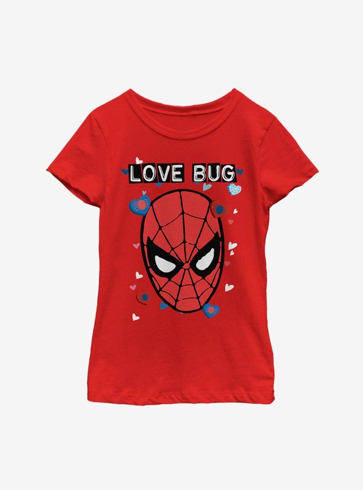 Marvel Spider-Man Love Bug Youth Girls T-Shirt