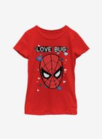 Marvel Spider-Man Love Bug Youth Girls T-Shirt