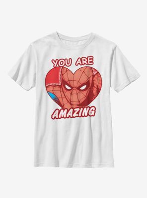 Marvel Spider-Man Amazing Heart Youth T-Shirt