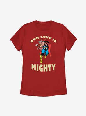 Marvel Thor Mighty Love Womens T-Shirt