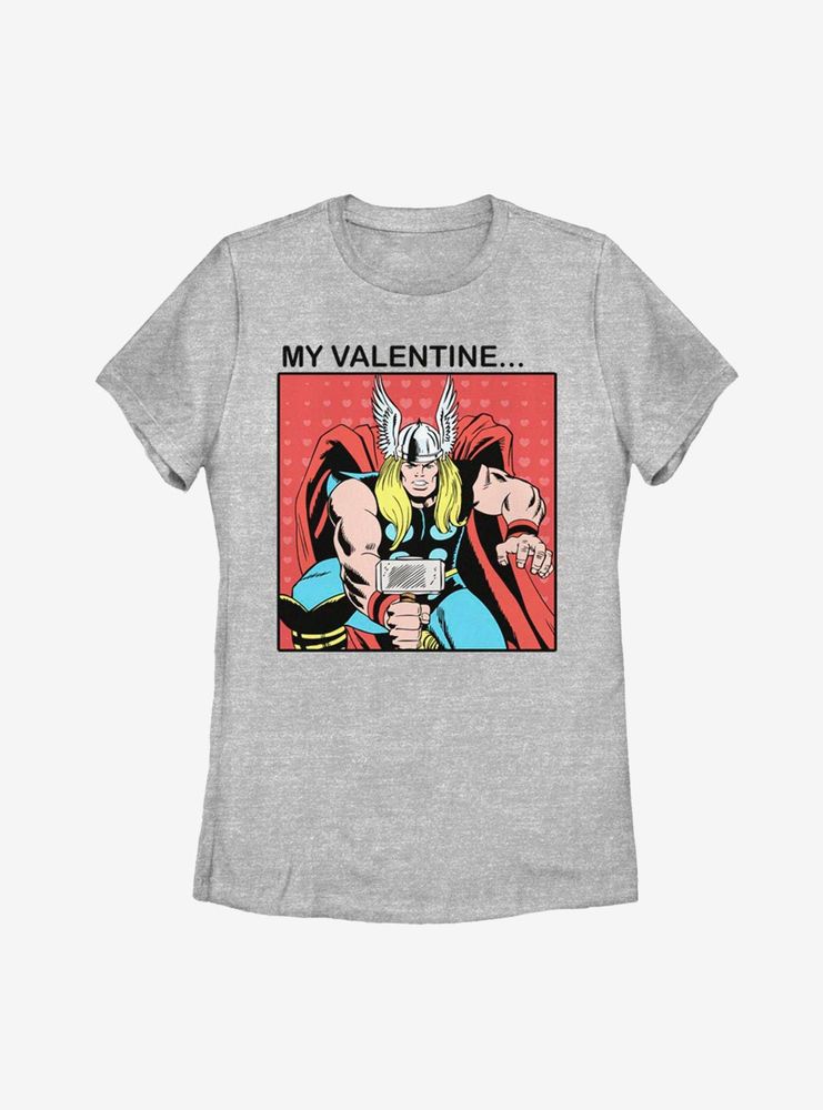 Marvel Thor My Valentine Womens T-Shirt