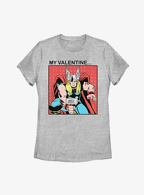 Marvel Thor My Valentine Womens T-Shirt