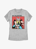 Marvel Thor My Valentine Womens T-Shirt
