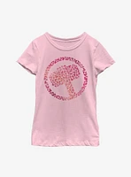 Marvel Thor Heart Hammer Youth Girls T-Shirt