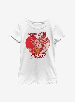 Marvel Thor Mighty Heart Youth Girls T-Shirt