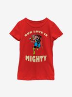 Marvel Thor Mighty Love Youth Girls T-Shirt