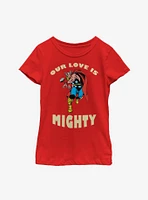 Marvel Thor Mighty Love Youth Girls T-Shirt