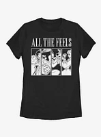 Disney Princesses All The Feels Womens T-Shirt
