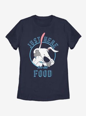 Disney Mulan Little Brother Here For The Food Womens T-Shirt