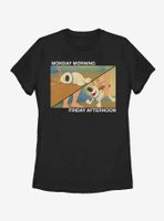 Disney Mulan Little Brother Monday To Friday Womens T-Shirt