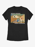Disney Mulan Little Brother Monday To Friday Womens T-Shirt