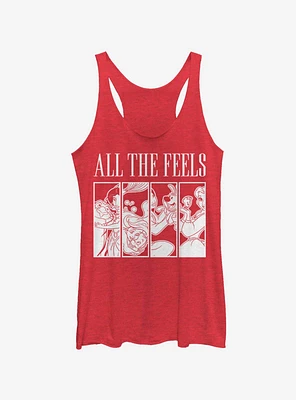 Disney Princesses All The Feels Womens Tank Top