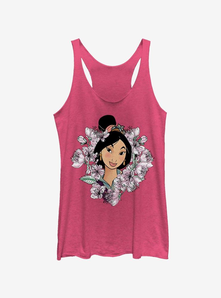 Disney Mulan Blossoms Womens Tank Top