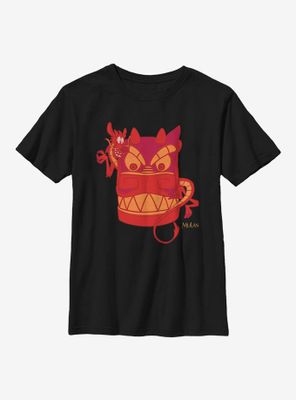 Disney Mulan Red Great Stone Dragon Mushu Youth T-Shirt