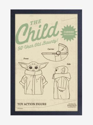 Star Wars The Mandalorian The Child 50 Year Poster