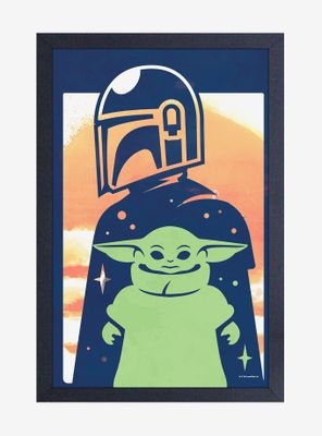 Star Wars The Mandalorian The Child Vector Poster